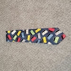 Buffalo Bay Volkswagen Beetle Bug Logo Red Blue Green Yellow White Silk Necktie.
